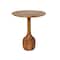 Brown Mango Wood Handmade Accent Table with Elevated Bases Set